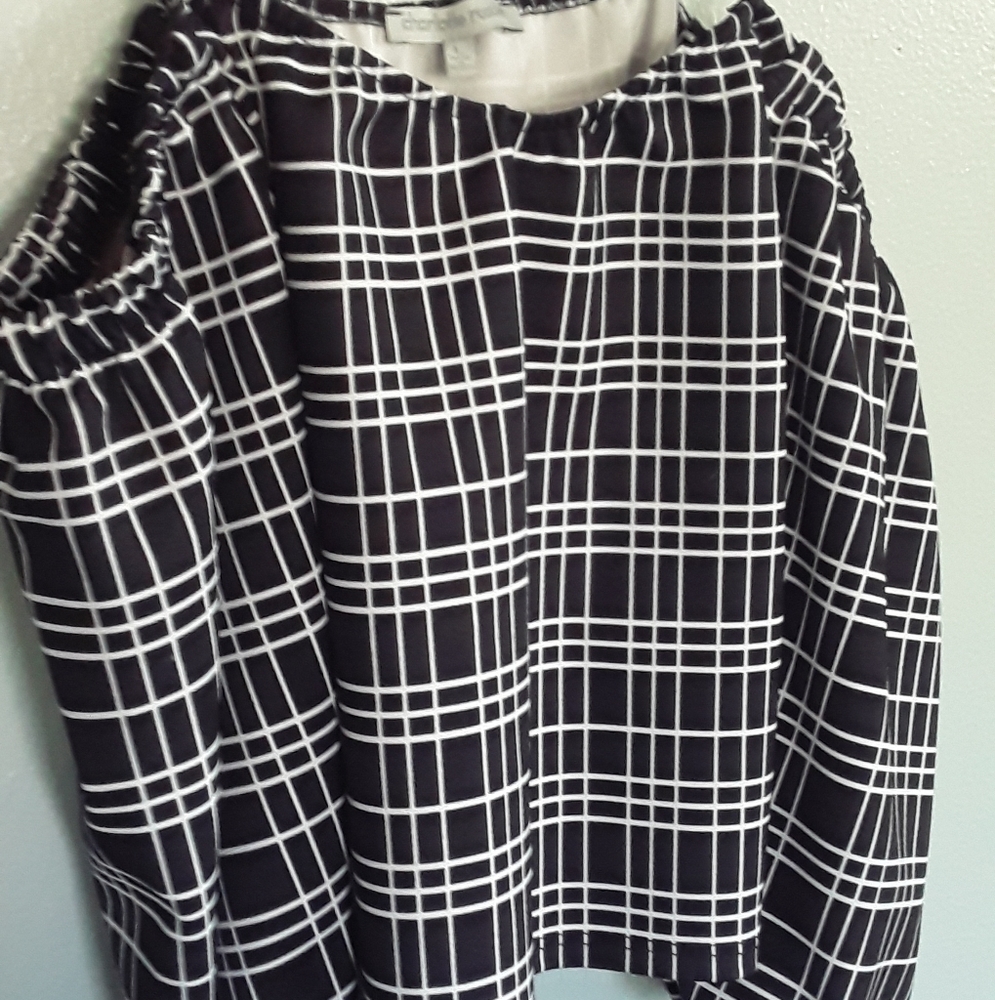 Charlotte Russe Black and White Top